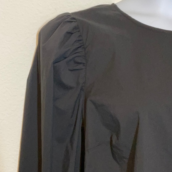 ELOQUII Long Sleeve Blouse Top Black Size 18 - Picture 2 of 9